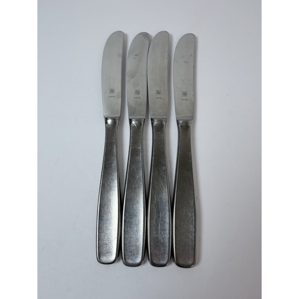 Set Of 4 WMF Cromargan Triangle LINE‎ Dinner Knives Stainless Germany